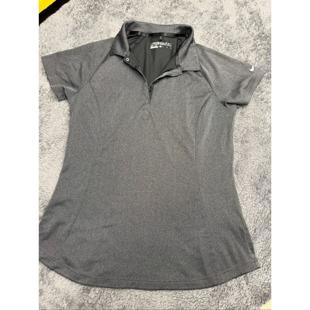 Nike Golf Dri-FIT Polo Shirt Gray. Size Women’z Large